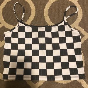 Forever 21 checkered tanktop.